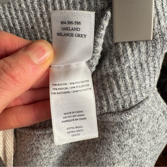 Rails NWT Women’s Oakland Sweat Pants Knit Jogger Melange Grey Heather Gray XS - Picture 14 of 14